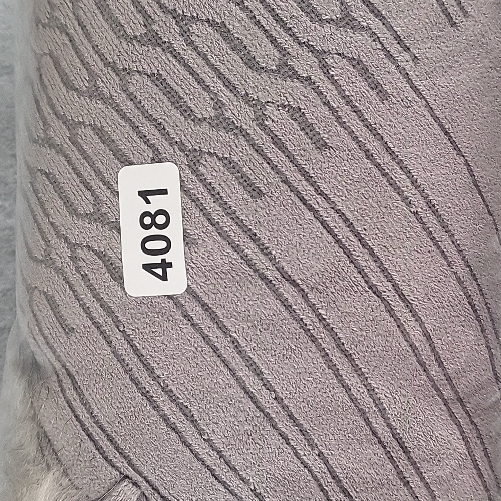 Chic Ruff Poncho One Size Gray - Picture 10 of 10